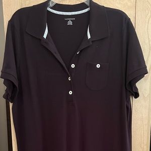 Lands End Navy Blue Dress